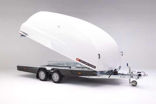 Remolque portacoches cerrado Brian James Race Shuttle 2